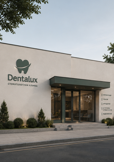 Вхід до клініки DENTALUX